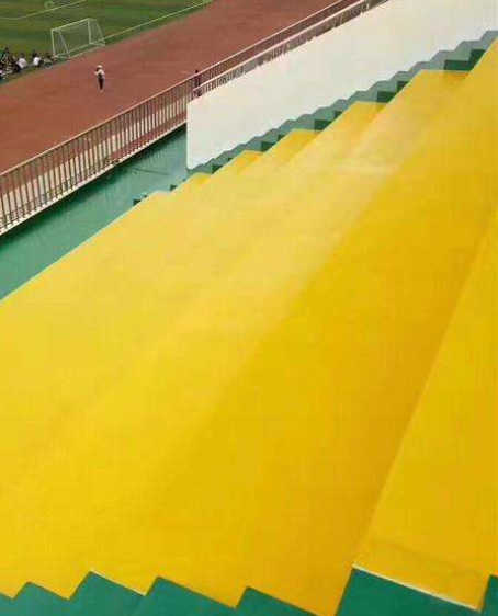 涟水球场台阶翻新修补改造